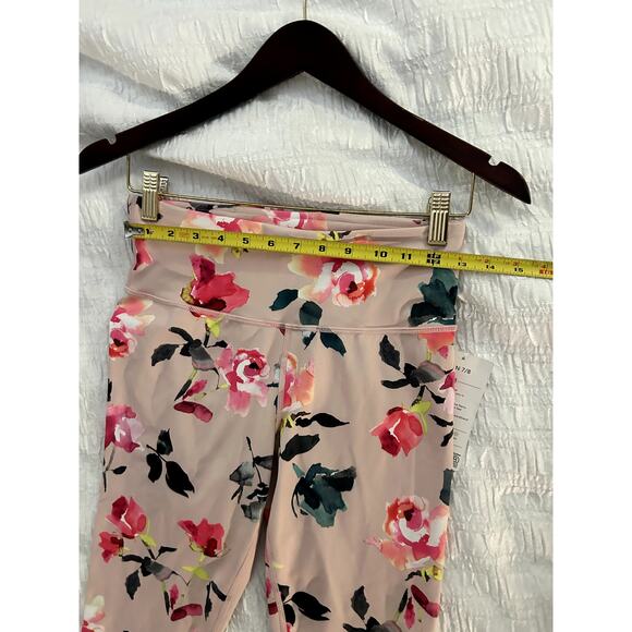 Athleta Elation 7/8 Painted Flower High Rise Leggings Size Small - Picture 10 of 11